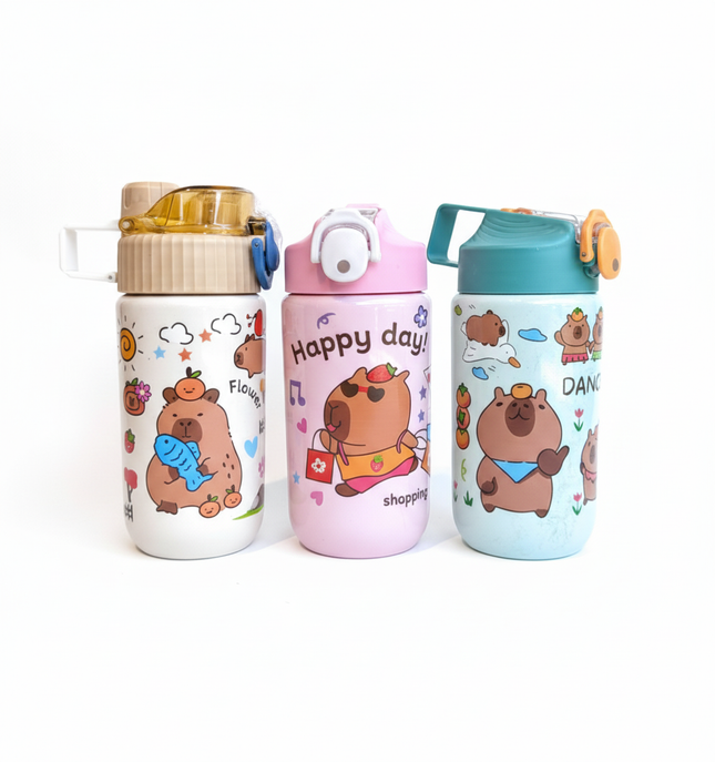 Botella con Sorbito Capibara