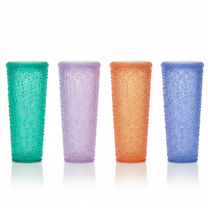 Vaso con burbujas