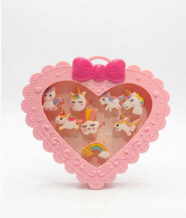Cajita en forma de Corazón con Anillos.
