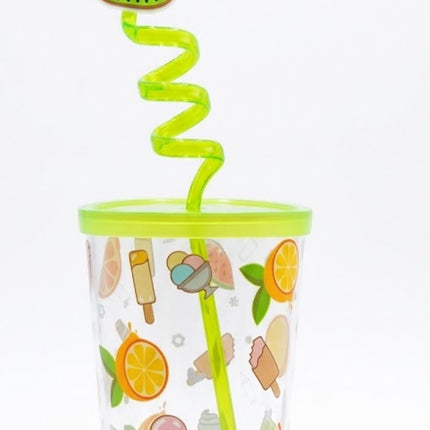 Vaso Sorbete de Frutas y Helado.